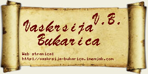 Vaskrsija Bukarica vizit kartica